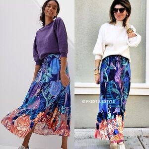Anthropologie Cecilia Pettersson Maxi Skirt
